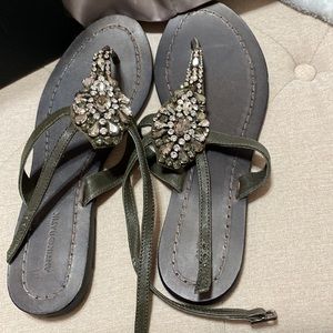 EUC sparkle sandals